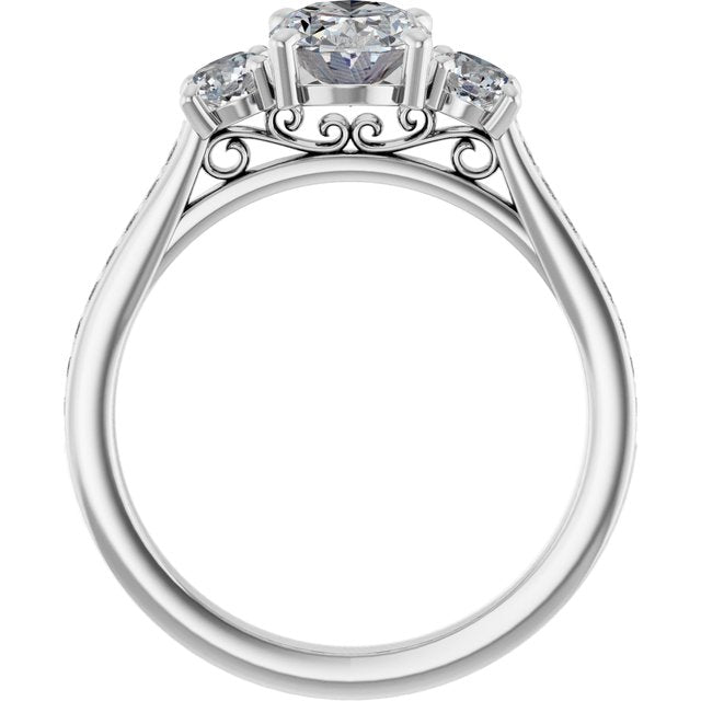 Three-Stone Engagement Ring