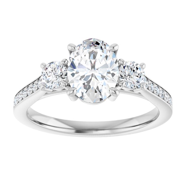 Three-Stone Engagement Ring