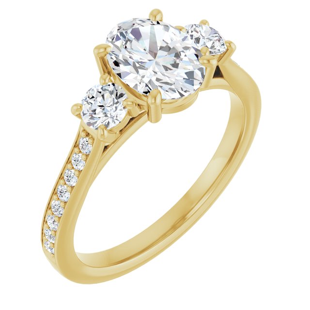 Three-Stone Engagement Ring