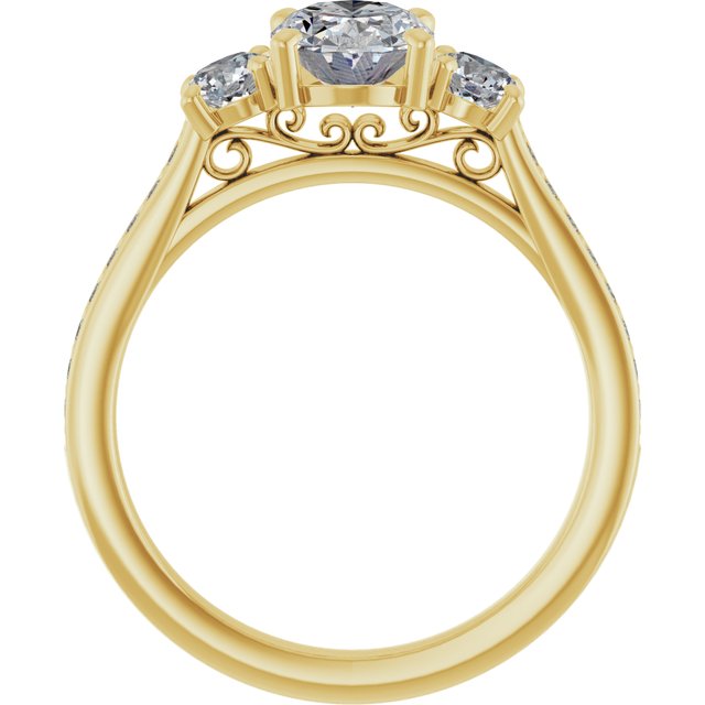 Three-Stone Engagement Ring