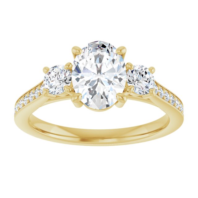 Three-Stone Engagement Ring