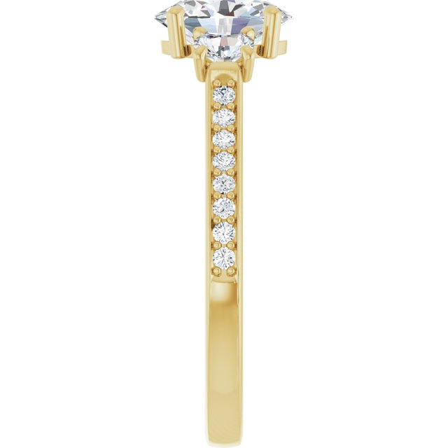 Three-Stone Engagement Ring