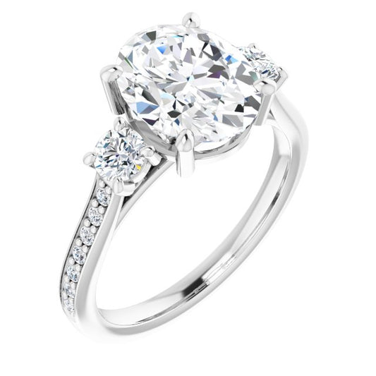 Three-Stone Engagement Ring