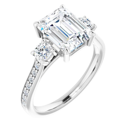 Three-Stone Engagement Ring