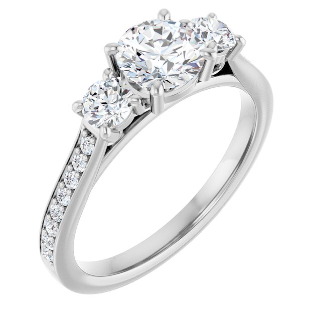 Three-Stone Engagement Ring