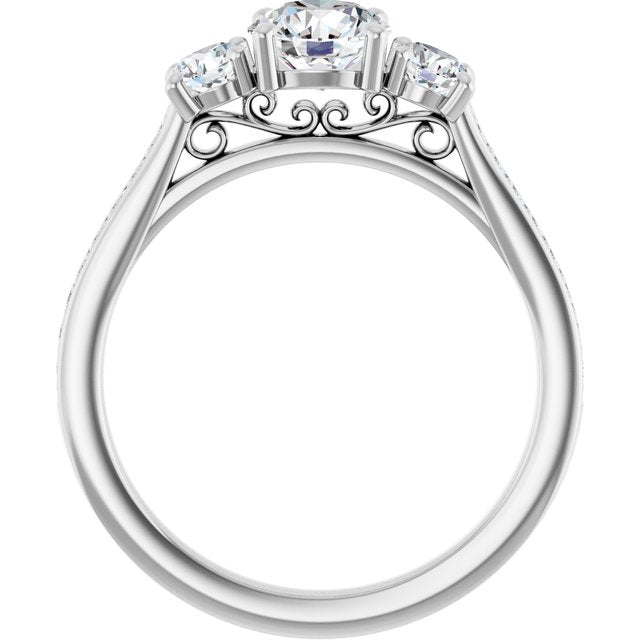 Three-Stone Engagement Ring