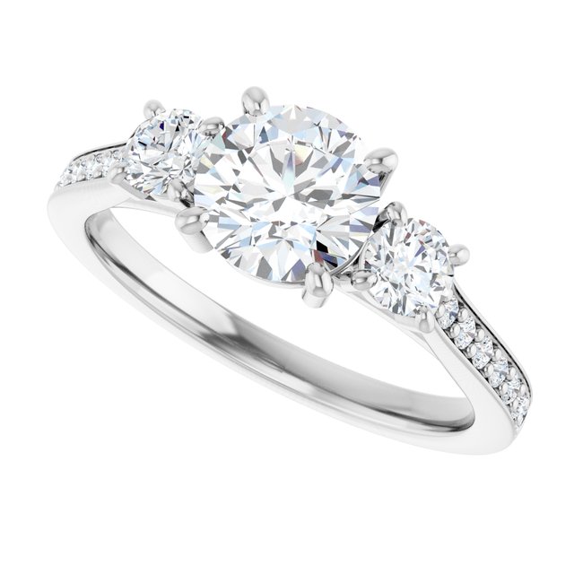 Three-Stone Engagement Ring