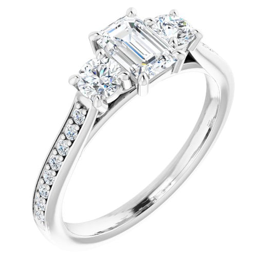 Three-Stone Engagement Ring