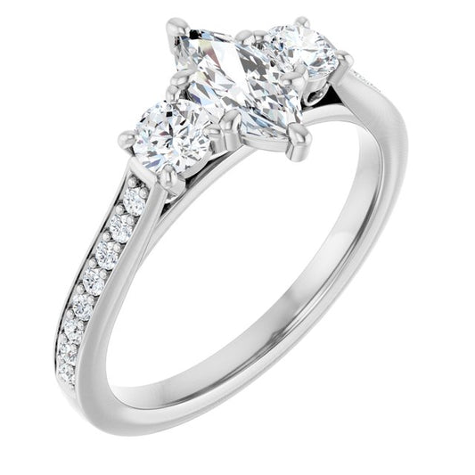 Three-Stone Engagement Ring