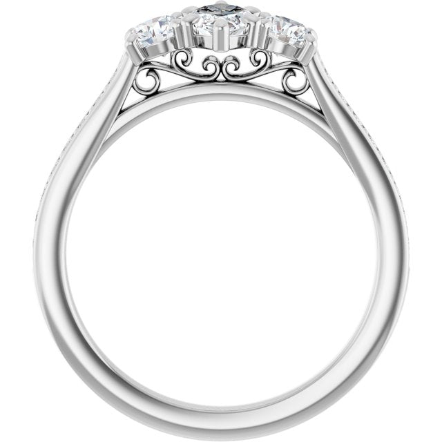 Three-Stone Engagement Ring