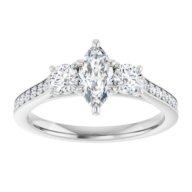 Three-Stone Engagement Ring