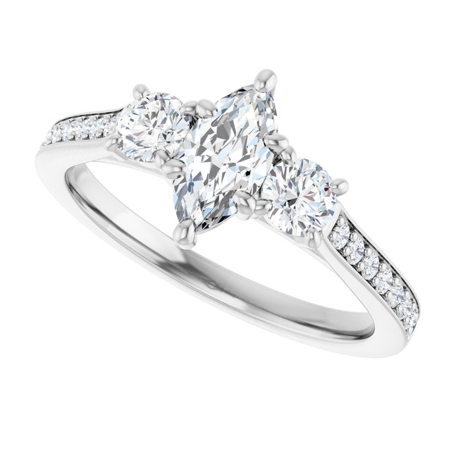Three-Stone Engagement Ring