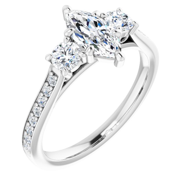 Three-Stone Engagement Ring