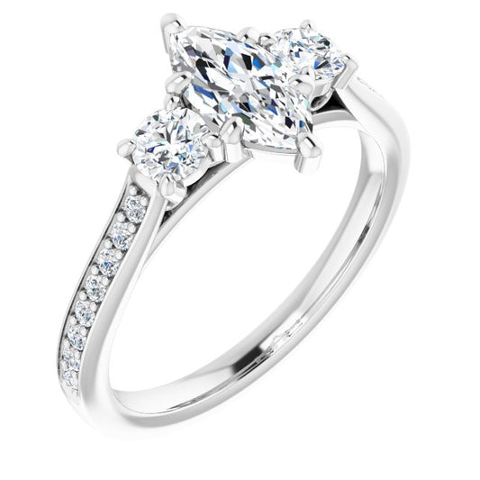 Three-Stone Engagement Ring