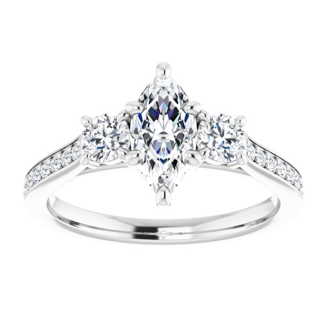 Three-Stone Engagement Ring