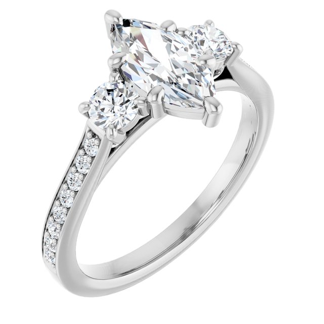 Three-Stone Engagement Ring