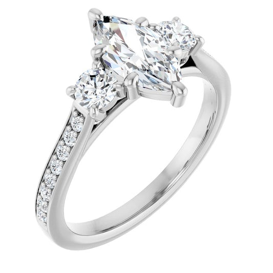 Three-Stone Engagement Ring