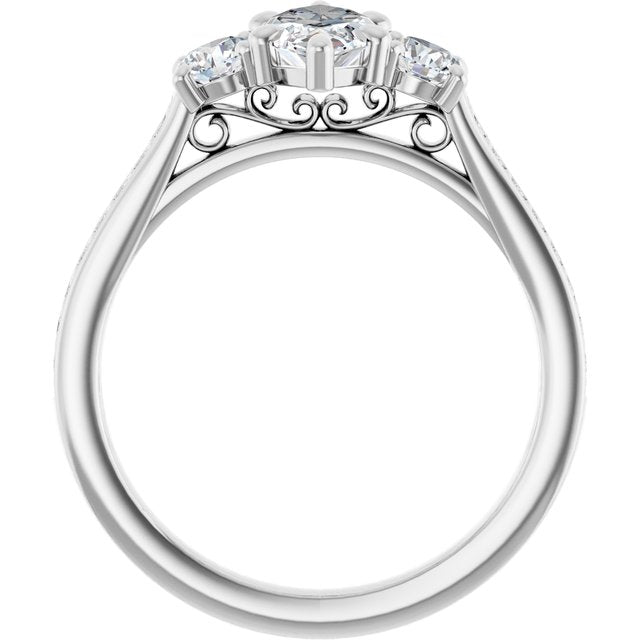 Three-Stone Engagement Ring