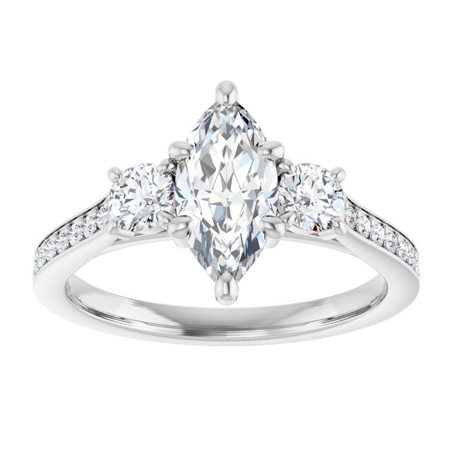 Three-Stone Engagement Ring