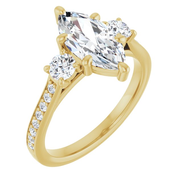 Three-Stone Engagement Ring