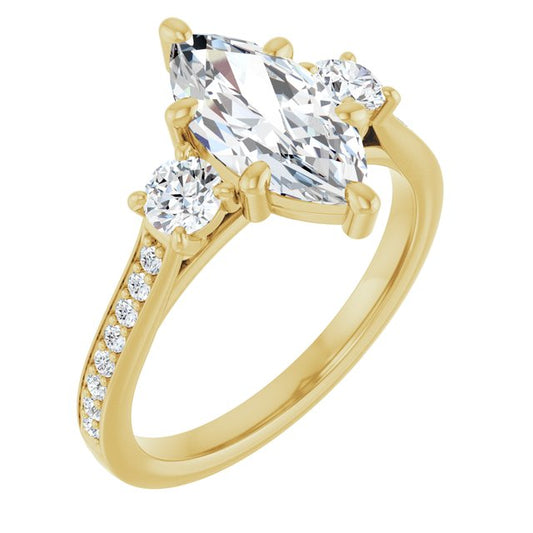 Three-Stone Engagement Ring