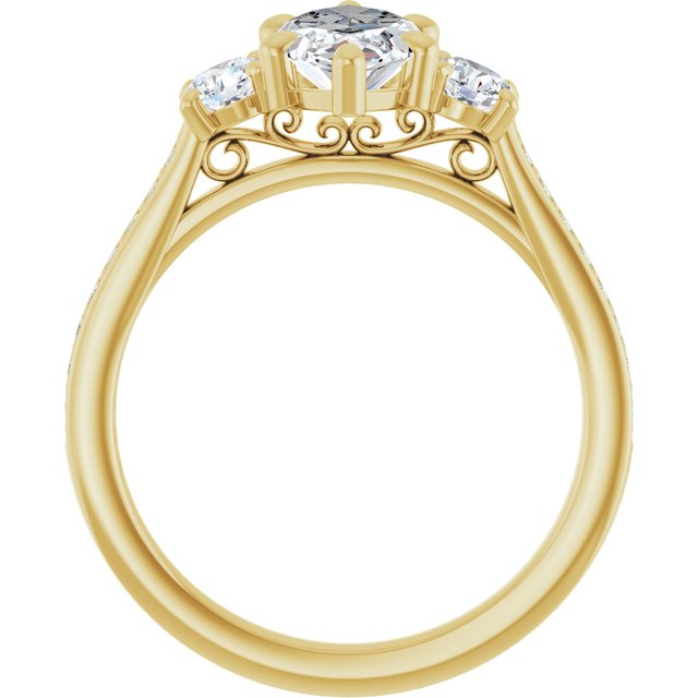 Three-Stone Engagement Ring