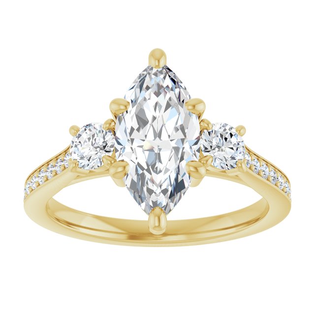 Three-Stone Engagement Ring
