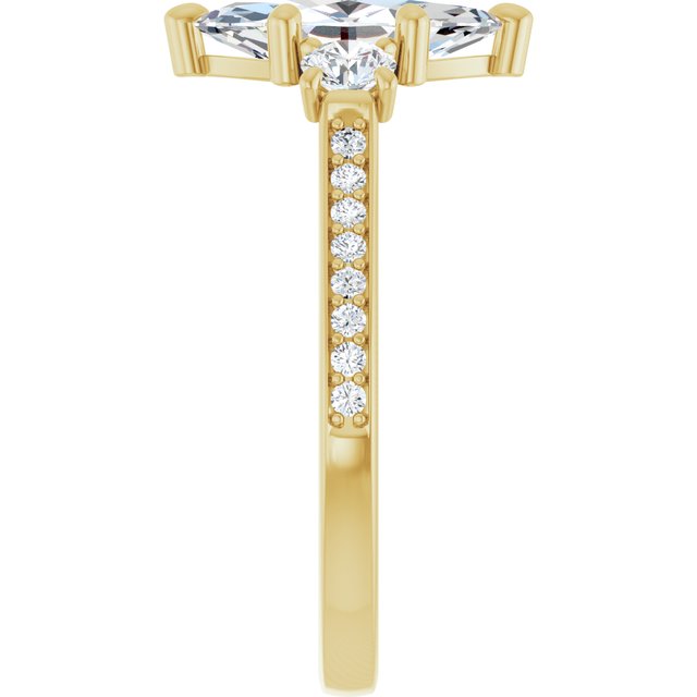 Three-Stone Engagement Ring