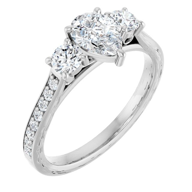 Three-Stone Engagement Ring