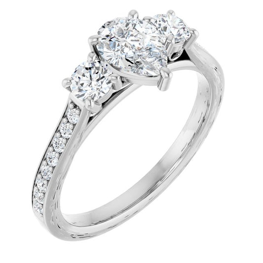 Three-Stone Engagement Ring