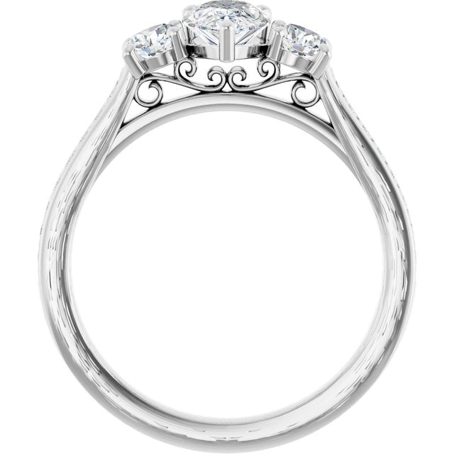 Three-Stone Engagement Ring