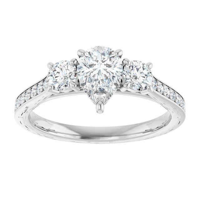Three-Stone Engagement Ring