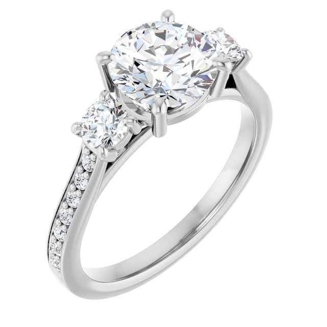 Three-Stone Engagement Ring