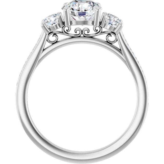 Three-Stone Engagement Ring
