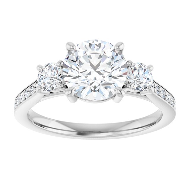 Three-Stone Engagement Ring
