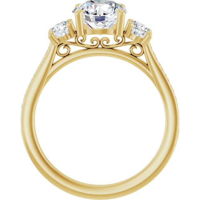 Three-Stone Engagement Ring