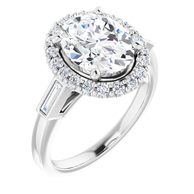 Halo-Style Engagement Ring