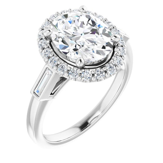 Halo-Style Engagement Ring