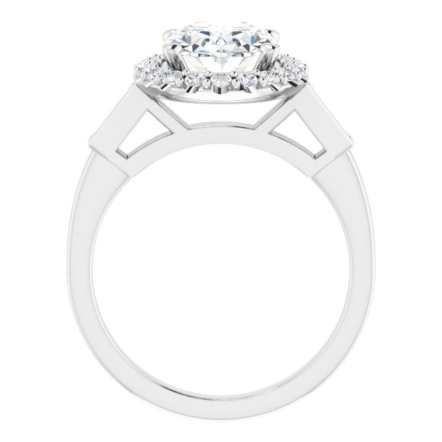 Halo-Style Engagement Ring