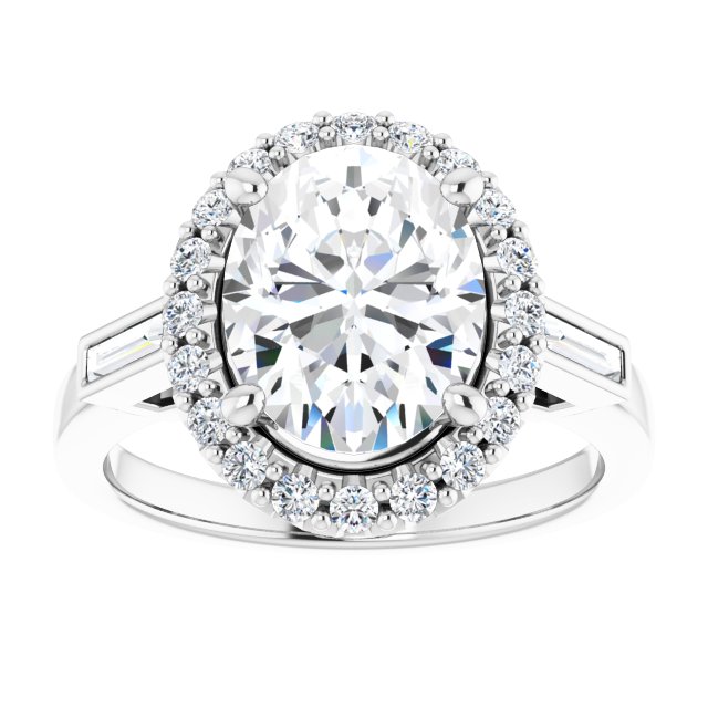 Halo-Style Engagement Ring