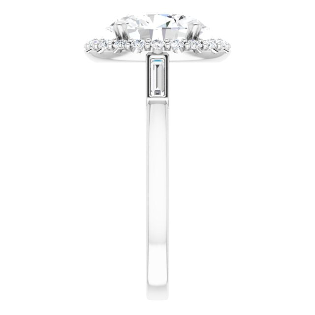 Halo-Style Engagement Ring