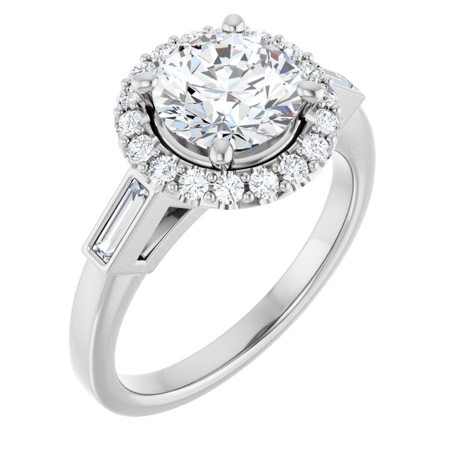Halo-Style Engagement Ring