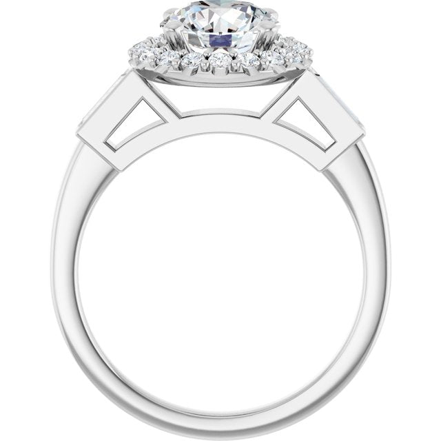 Halo-Style Engagement Ring