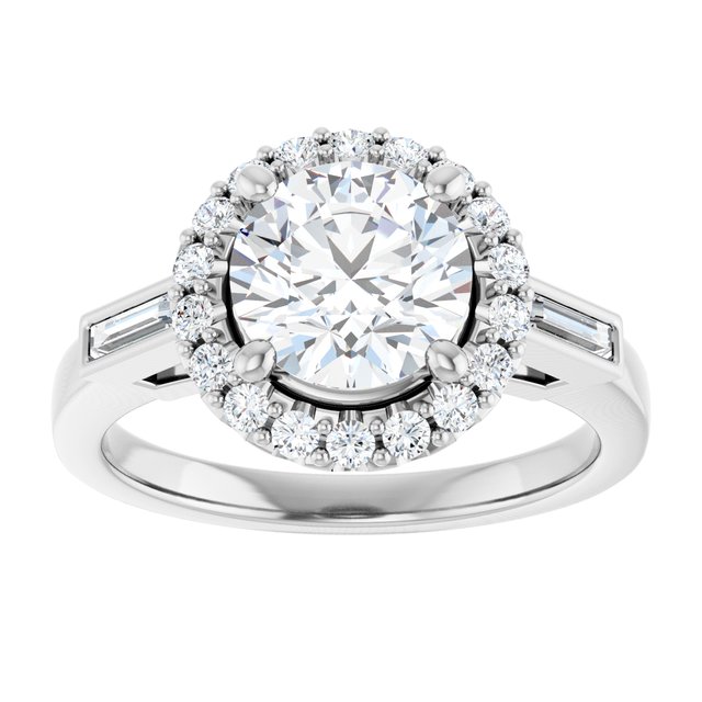 Halo-Style Engagement Ring