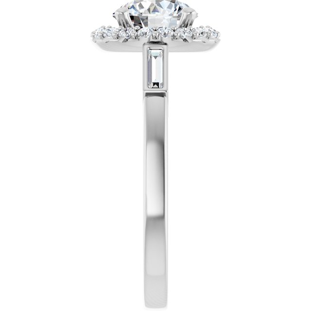 Halo-Style Engagement Ring
