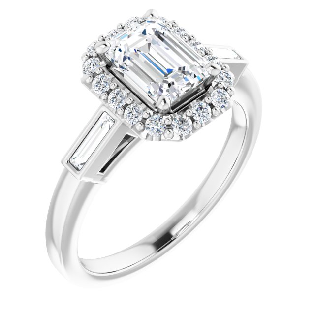 Halo-Style Engagement Ring
