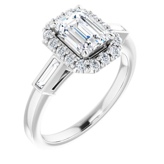 Halo-Style Engagement Ring