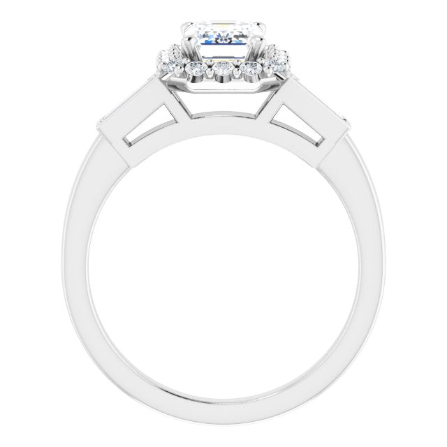 Halo-Style Engagement Ring