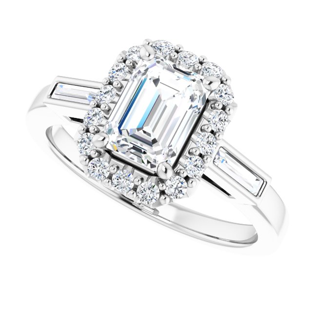 Halo-Style Engagement Ring