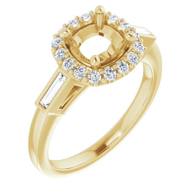 Halo-Style Engagement Ring